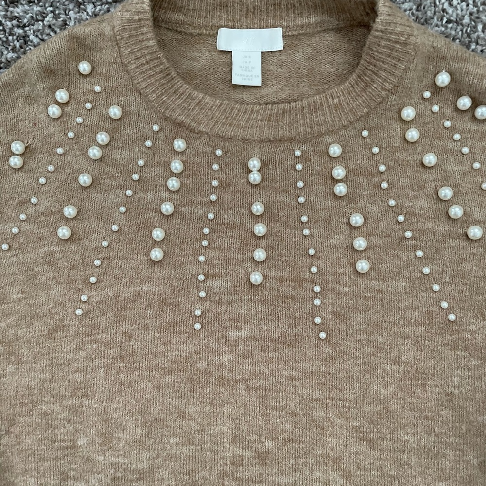 H&M Sweater, warm material, Size Small, Camel Colored - Picture 3 of 3